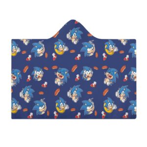 sonic hooded blanket cloak