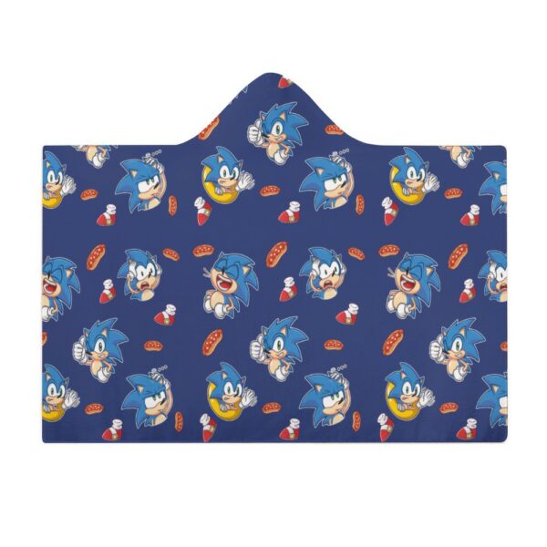 sonic hooded blanket cloak