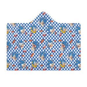 sonic hooded blanket cloak