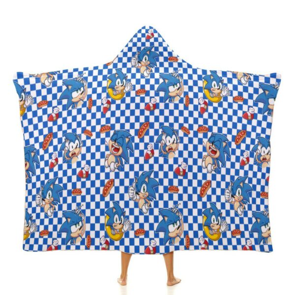 sonic hooded blanket cloak