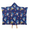 sonic hooded blanket cloak