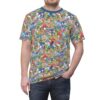 Sonic the Hedgehog t-shirt all-over pattern unisex tee