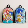Sonic Tails Shadow Amy Rose Eggman backpack 8 designs kids school bag