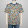 Sonic the Hedgehog t-shirt all-over pattern unisex tee