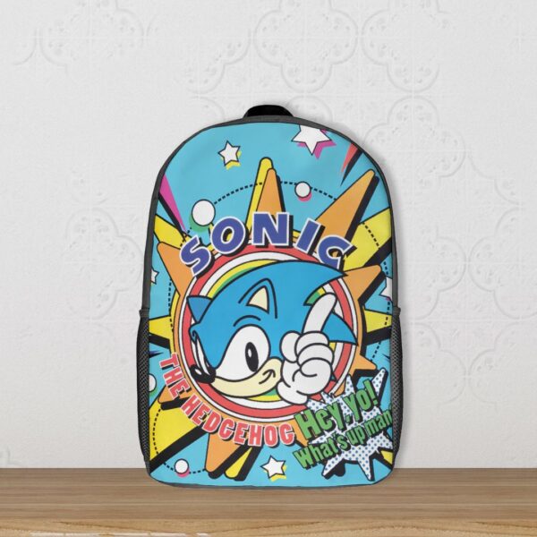 Sonic Tails Shadow Amy Rose Eggman backpack 8 designs kids school bag