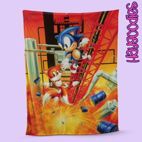Sonic and Friends Super Soft Fleece Blanket-Various Sizes and Designs