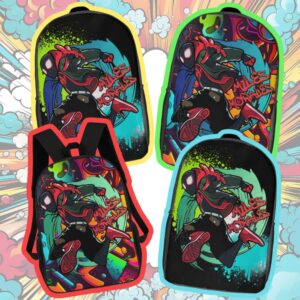 Spider-Verse backpack Miles Morales 6 designs 17 inch 600D polyester