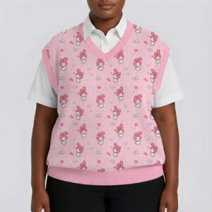 My Melody knit vest Sanrio design S to 6XL