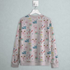 fairy type Pokemon sweatshirt all-over pattern Clefairy Togepi Sylveon Igglybuff Ralts Marill