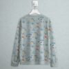 ice type Pokemon sweatshirt all-over pattern Glaceon Vanillite Cubchoo Bergmite Spheal Froslass