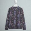 poison type Pokemon sweatshirt all-over pattern Ekans Koffing Swalot Trubbish Zubat Stunky