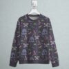 poison type Pokemon sweatshirt all-over pattern Ekans Koffing Swalot Trubbish Zubat Stunky