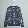 water type Pokemon sweatshirt all-over pattern navy Lapras Vaporeon Piplup