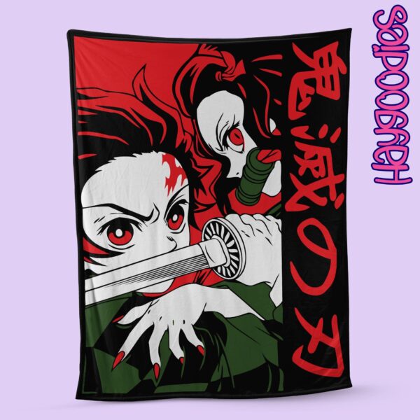 Demon Slayer Soft Fleece Blanket-Various Sizes and Designs
