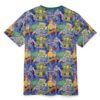 tmnt-back-green Teenage Mutant Ninja Turtles t-shirt all-over pattern unisex tee