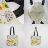 personalized tote bag eco-friendly shopping travel bag