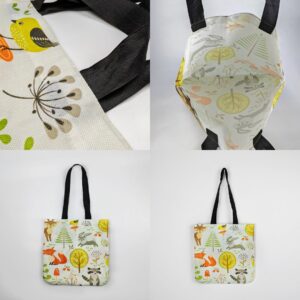 personalized tote bag eco-friendly shopping travel bag