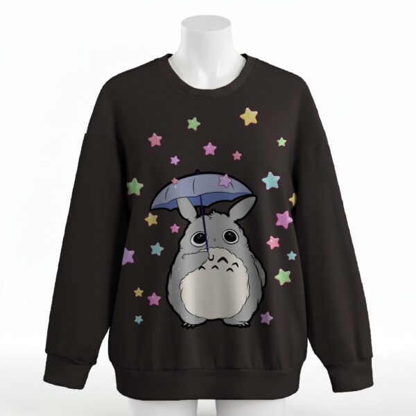 totoro sweatshirt star rain design
