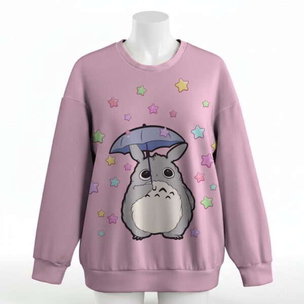 totoro sweatshirt star rain design