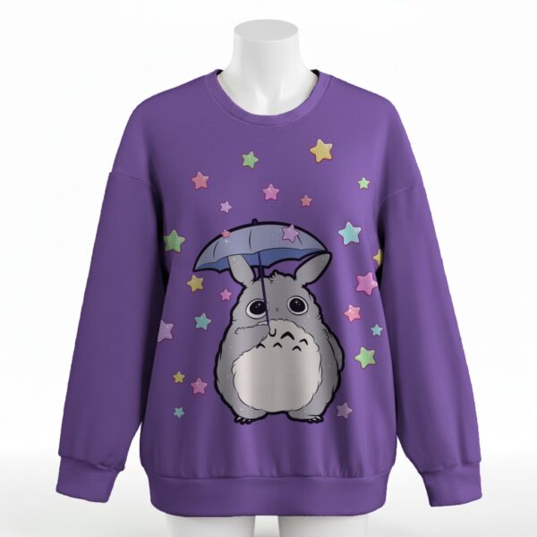 totoro sweatshirt star rain design