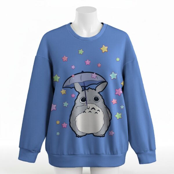 totoro sweatshirt star rain design