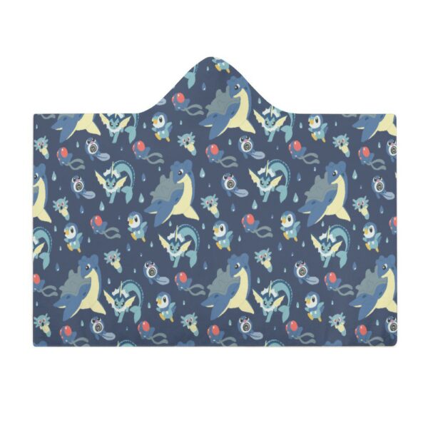 Pokemon Types Cloak Hooded Blanket – Various Designs | 3 Sizes
