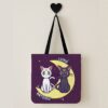 Luna and Artemis Sailor Moon shopping tote bag 12.60 x 12.28 inch