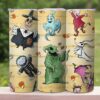 Nightmare Before Christmas 20oz Skinny Tumbler – Stainless Steel Cup with Straws-Various Designs