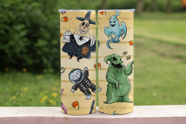 nightmare before christmas 20oz tumbler design