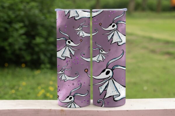 nightmare before christmas 20oz tumbler design