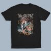 Yu-Gi-Oh t-shirt in black with anime character graphic print, unisex classic fit flat lay