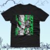 Roronoa Zoro One Piece graphic design variation printed on black cotton unisex short sleeve t-shirt sizes S to 5XL