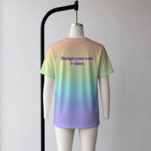 Custom t shirt personalised with photo and text unisex