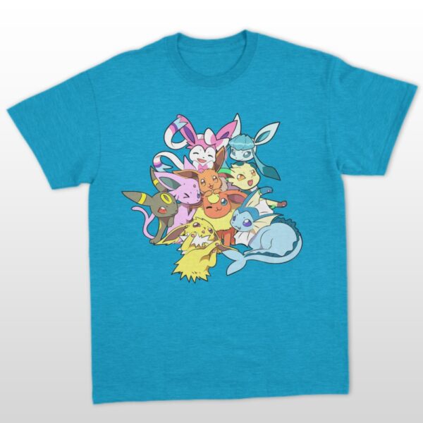 Eevee Eeveelution T-Shirt |  Pokemon Graphic Tee Unisex - S to 5XL