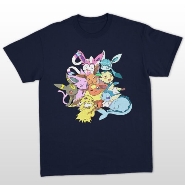 Eevee Eeveelution T-Shirt |  Pokemon Graphic Tee Unisex - S to 5XL