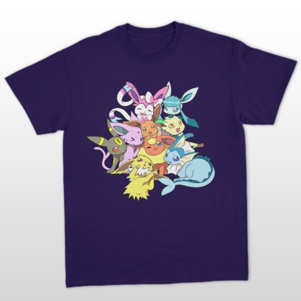 Eevee Eeveelution T-Shirt |  Pokemon Graphic Tee Unisex - S to 5XL