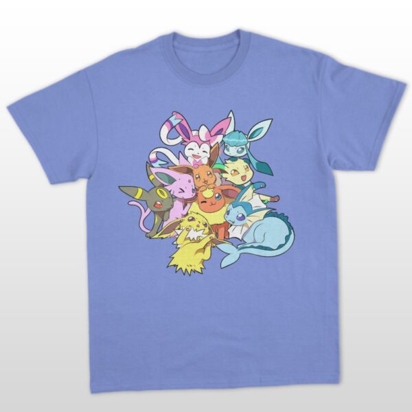 Eevee Eeveelution T-Shirt |  Pokemon Graphic Tee Unisex - S to 5XL