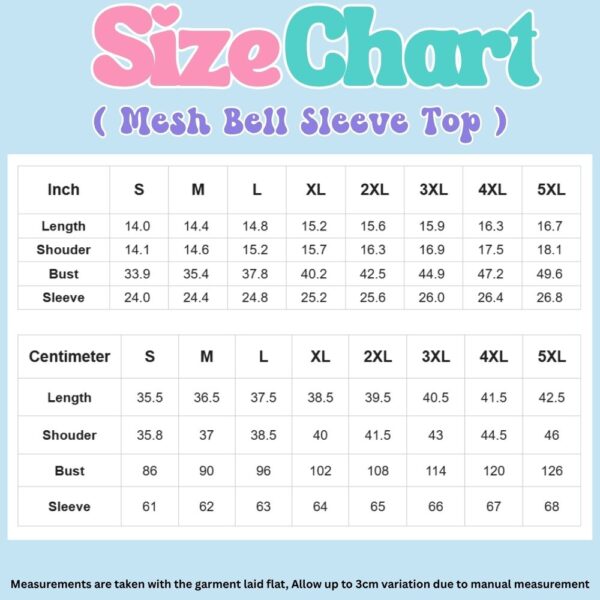Women's Cherry Print Mesh Crop Top | Bell Sleeve Tie Front S-5XL