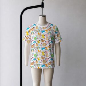Pokemon all over print t shirt unisex graphic tee