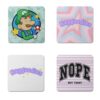 Personalised Square Coasters Set of 4 | Custom Wooden Coasters