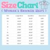 womens-fit-hawaiian-shirt-size-chart-usa Women's Blue Rose Hawaiian Shirt | Floral All Over Print 2XS-5XL