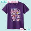 Chibiusa kids t-shirt featuring Sailor Chibi Moon anime print with retro magazine style layout