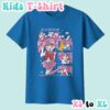 Chibiusa kids t-shirt featuring Sailor Chibi Moon anime print with retro magazine style layout