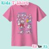Chibiusa kids t-shirt featuring Sailor Chibi Moon anime print with retro magazine style layout