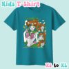 Sailor Jupiter kids t-shirt anime print with retro magazine style layout