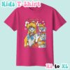 Sailor Venus kids t-shirt anime print with retro magazine style layout