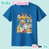 kids-mina-royal Sailor Venus kids t-shirt anime print with retro magazine style layout