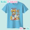kids-mina-sky Sailor Venus kids t-shirt anime print with retro magazine style layout