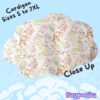 cardigan-pkmpink-closeup cute pokemon knitted cardigan cream pink unisex relaxed fit v-neck button front artificial wool blend sizes s-7xl