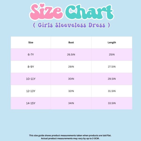 girls-sleeveless-dress-bd Customizable Girls' Sleeveless Summer Dress | Sizes 6Y–15Y